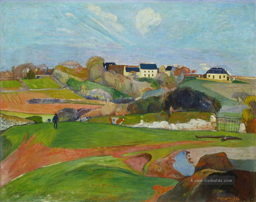 Landschaft in Le Pouldu Paul Gauguin Ölgemälde